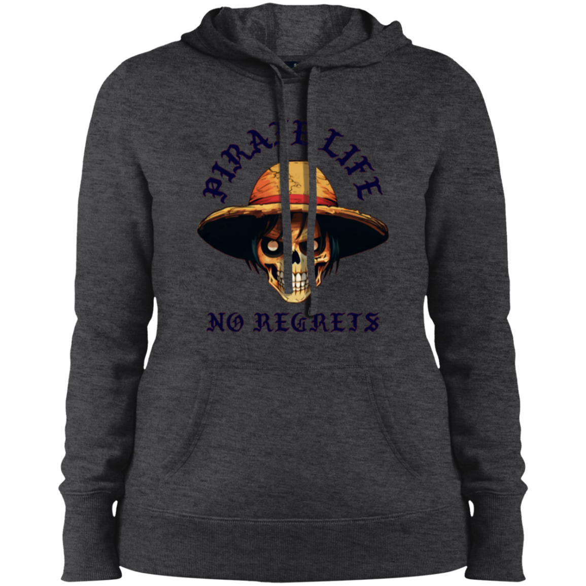 Pirate life No Regrets - Ladies' Pullover Hooded Sweatshirt