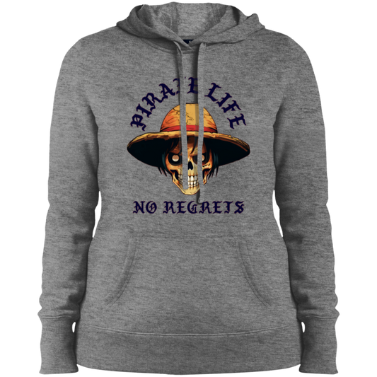 Pirate life No Regrets - Ladies' Pullover Hooded Sweatshirt