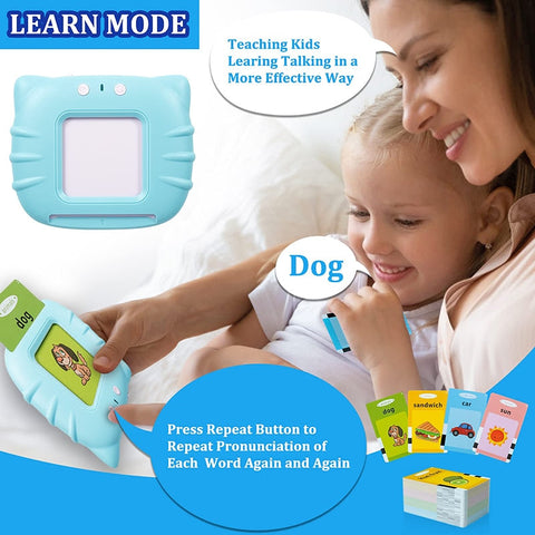 Kids Early Learning Flashcards - Audible Reading Device + 112 Words!