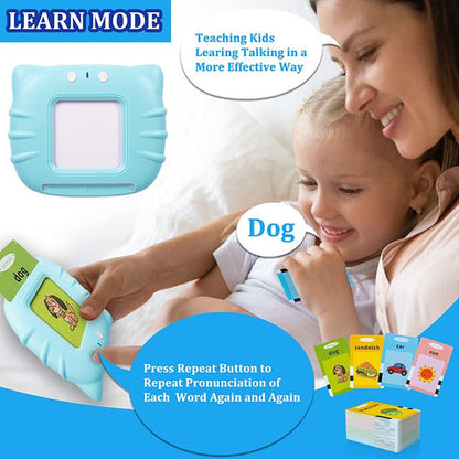 Kids Early Learning Flashcards - Audible Reading Device + 112 Words!