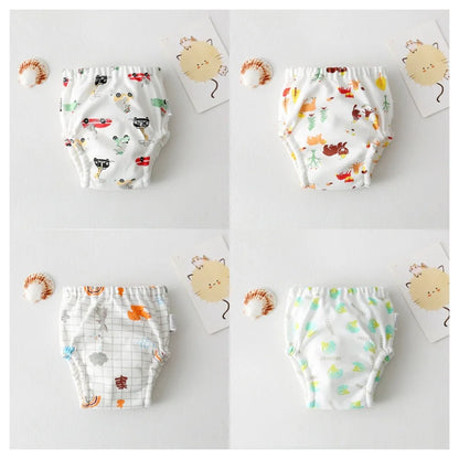 🔥50 % OFF 4pcs/Set Baby Potty Training Pants 🔥--👶 Underwear WaterProof Nappies Boys Girl